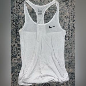 White Nike Tank
